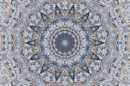 Abstract Colorful Painted Kaleidoscopic Graphic Background. Futuristic Psychedelic Hypnotic Backdrop...