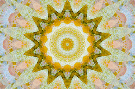 Abstract Colorful Painted Kaleidoscopic Graphic Background. Futuristic Psychedelic Hypnotic Backdrop...