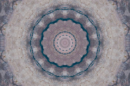 Abstract Colorful Painted Kaleidoscopic Graphic Background. Futuristic Psychedelic Hypnotic Backdrop...