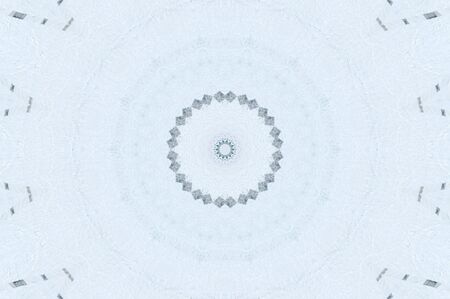 Abstract Colorful Painted Kaleidoscopic Graphic Background. Futuristic Psychedelic Hypnotic Backdrop Pattern With Texture. Folk Ethnic Floral Ornamental Mandala. Vintage Decorative Geometric Mosaicの写真素材