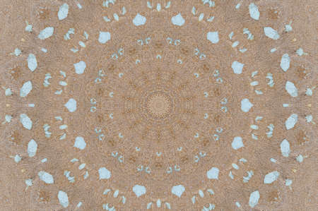 Abstract Colorful Painted Kaleidoscopic Graphic Background. Futuristic Psychedelic Hypnotic Backdrop...