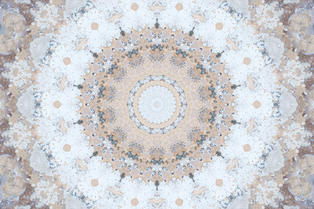 Abstract Colorful Painted Kaleidoscopic Graphic Background. Futuristic Psychedelic Hypnotic Backdrop...
