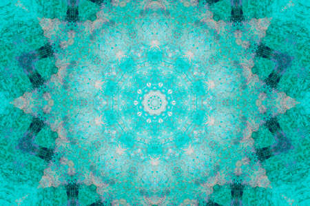 Abstract Colorful Painted Kaleidoscopic Graphic Background. Futuristic Psychedelic Hypnotic Backdrop...