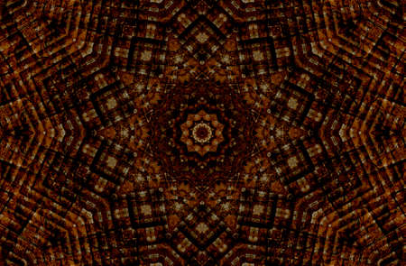 Abstract Colorful Painted Kaleidoscopic Graphic Background. Futuristic Psychedelic Hypnotic Backdrop...