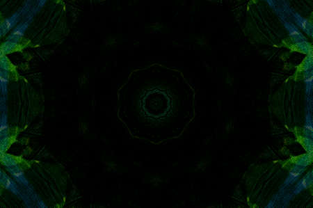 Abstract Colorful Painted Kaleidoscopic Graphic Background. Futuristic Psychedelic Hypnotic Backdrop...
