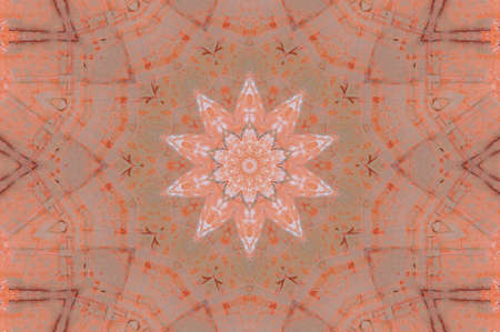 Abstract Colorful Painted Kaleidoscopic Graphic Background. Futuristic Psychedelic Hypnotic Backdrop...