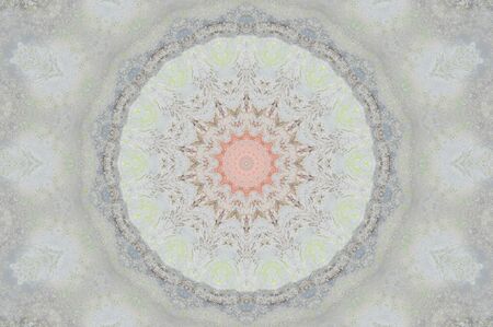 Abstract Colorful Painted Kaleidoscopic Graphic Background. Futuristic Psychedelic Hypnotic Backdrop...