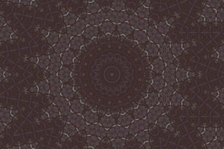 Abstract Colorful Painted Kaleidoscopic Graphic Background. Futuristic Psychedelic Hypnotic Backdrop Pattern With Texture. Folk Ethnic Floral Ornamental Mandala. Vintage Decorative Geometric Mosaicの写真素材