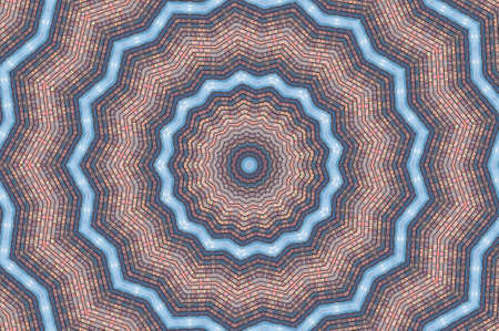 Abstract Colorful Painted Kaleidoscopic Graphic Background. Futuristic Psychedelic Hypnotic Backdrop...