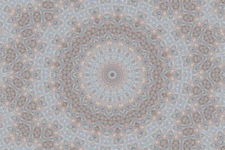 Abstract Colorful Painted Kaleidoscopic Graphic Background. Futuristic Psychedelic Hypnotic Backdrop Pattern With Texture. Folk Ethnic Floral Ornamental Mandala. Vintage Decorative Geometric Mosaicの写真素材