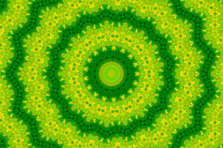 Abstract Colorful Painted Kaleidoscopic Graphic Background. Futuristic Psychedelic Hypnotic Backdrop Pattern With Texture. Folk Ethnic Floral Ornamental Mandala. Vintage Decorative Geometric Mosaicの写真素材