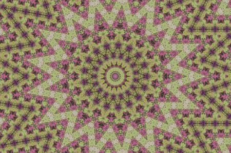 Abstract Colorful Painted Kaleidoscopic Graphic Background. Futuristic Psychedelic Hypnotic Backdrop...