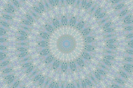 Abstract Colorful Painted Kaleidoscopic Graphic Background. Futuristic Psychedelic Hypnotic Backdrop Pattern With Texture. Folk Ethnic Floral Ornamental Mandala. Vintage Decorative Geometric Mosaicの写真素材