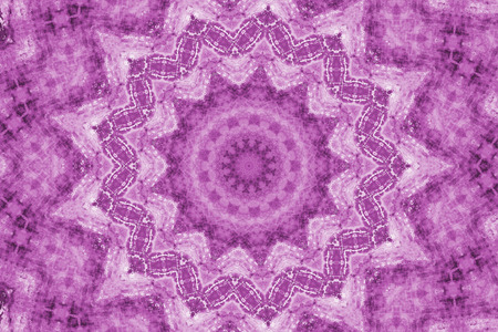 Abstract Colorful Painted Kaleidoscopic Graphic Background. Futuristic Psychedelic Hypnotic Backdrop Pattern With Texture. Folk Ethnic Floral Ornamental Mandala. Vintage Decorative Geometric Mosaicの写真素材