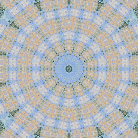 Abstract Colorful Painted Kaleidoscopic Graphic Background.