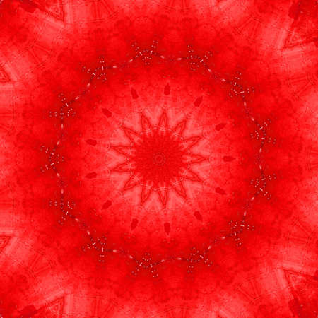 Abstract Colorful Painted Kaleidoscopic Graphic Background. Futuristic Psychedelic Hypnotic Backdrop Pattern With Texture. Folk Ethnic Floral Ornamental Mandala. Vintage Decorative Geometric Mosaicの写真素材