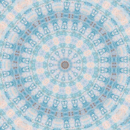 Abstract Colorful Painted Kaleidoscopic Graphic Background. Futuristic Psychedelic Hypnotic Backdrop...