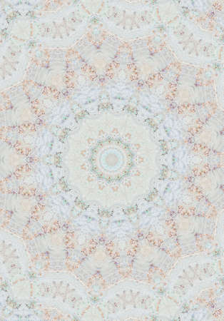 Abstract Colorful Painted Kaleidoscopic Graphic Background. Futuristic Psychedelic Hypnotic Backdrop...