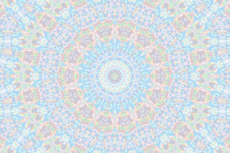 Abstract Colorful Painted Kaleidoscopic Graphic Background. Futuristic Psychedelic Hypnotic Backdrop...