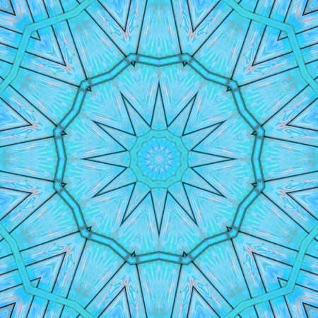 Abstract Colorful Painted Kaleidoscopic Graphic Background. Futuristic Psychedelic Hypnotic Backdrop...