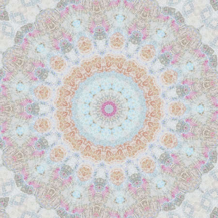 Abstract Colorful Painted Kaleidoscopic Graphic Background. Futuristic Psychedelic Hypnotic Backdrop...