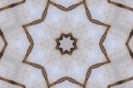 Abstract Colorful Painted Kaleidoscopic Graphic Background. Futuristic Psychedelic Hypnotic Backdrop Pattern With Texture. Folk Ethnic Floral Ornamental Mandala. Vintage Decorative Geometric Mosaicの写真素材