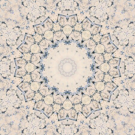 Abstract Colorful Painted Kaleidoscopic Graphic Background. Futuristic Psychedelic Hypnotic Backdrop...