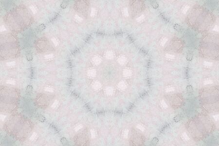 Abstract Colorful Painted Kaleidoscopic Graphic Background. Futuristic Psychedelic Hypnotic Backdrop Pattern With Texture. Folk Ethnic Floral Ornamental Mandala. Vintage Decorative Geometric Mosaicの写真素材