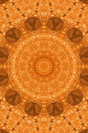 Abstract Colorful Painted Kaleidoscopic Graphic Background. Futuristic Psychedelic Hypnotic Backdrop Pattern With Texture. Folk Ethnic Floral Ornamental Mandala. Vintage Decorative Geometric Mosaicの写真素材