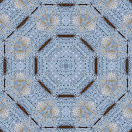 Abstract Colorful Painted Kaleidoscopic Graphic Background. Futuristic Psychedelic Hypnotic Backdrop...