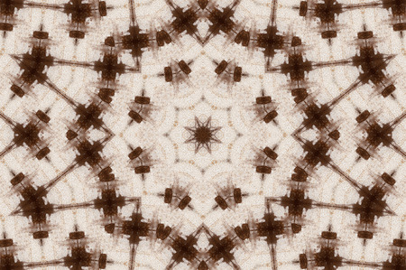 Abstract Colorful Painted Kaleidoscopic Graphic Background. Futuristic Psychedelic Hypnotic Backdrop...