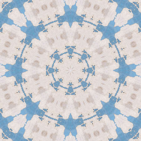 Abstract Colorful Painted Kaleidoscopic Graphic Background. Futuristic Psychedelic Hypnotic Backdrop...