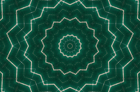 Abstract Colorful Painted Kaleidoscopic Graphic Background. Futuristic Psychedelic Hypnotic Backdrop Pattern With Texture. Folk Ethnic Floral Ornamental Mandala. Vintage Decorative Geometric Mosaicの写真素材