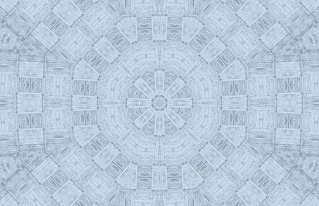 Abstract Colorful Painted Kaleidoscopic Graphic Background. Futuristic Psychedelic Hypnotic Backdrop Pattern With Texture. Folk Ethnic Floral Ornamental Mandala. Vintage Decorative Geometric Mosaicの写真素材