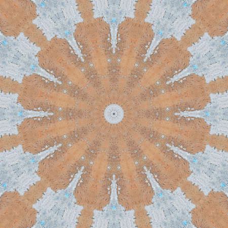 Abstract Colorful Painted Kaleidoscopic Graphic Background. Futuristic Psychedelic Hypnotic Backdrop...
