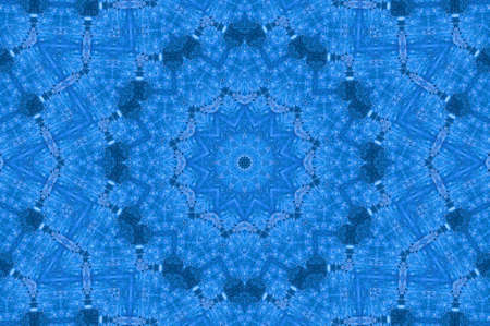 Abstract Colorful Painted Kaleidoscopic Graphic Background. Futuristic Psychedelic Hypnotic Backdrop Pattern With Texture. Folk Ethnic Floral Ornamental Mandala. Vintage Decorative Geometric Mosaicの写真素材