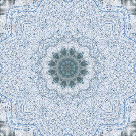 Abstract Colorful Painted Kaleidoscopic Graphic Background. Futuristic Psychedelic Hypnotic Backdrop...
