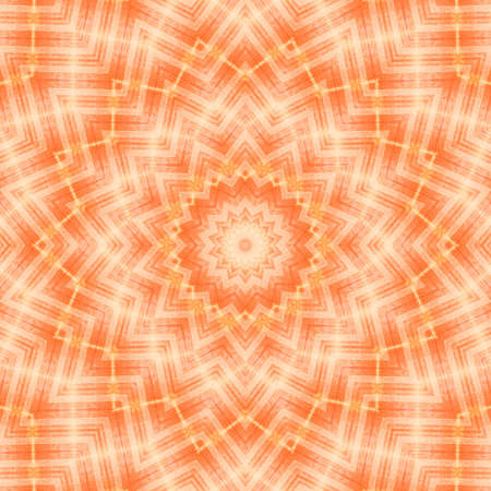 Abstract Colorful Painted Kaleidoscopic Graphic Background. Futuristic Psychedelic Hypnotic Backdrop Pattern With Texture. Folk Ethnic Floral Ornamental Mandala. Vintage Decorative Geometric Mosaicの写真素材