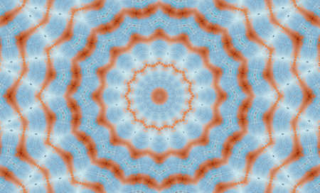 Abstract Colorful Painted Kaleidoscopic Graphic Background. Futuristic Psychedelic Hypnotic Backdrop...