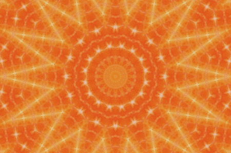 Abstract Colorful Painted Kaleidoscopic Graphic Background. Futuristic Psychedelic Hypnotic Backdrop Pattern With Texture. Folk Ethnic Floral Ornamental Mandala. Vintage Decorative Geometric Mosaicの写真素材