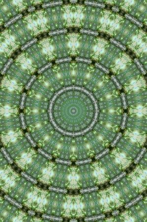 Abstract Colorful Painted Kaleidoscopic Graphic Background. Futuristic Psychedelic Hypnotic Backdrop Pattern With Texture. Folk Ethnic Floral Ornamental Mandala. Vintage Decorative Geometric Mosaicの写真素材