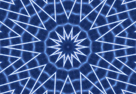 Abstract Colorful Painted Kaleidoscopic Graphic Background. Futuristic Psychedelic Hypnotic Backdrop Pattern With Texture. Folk Ethnic Floral Ornamental Mandala. Vintage Decorative Geometric Mosaicの写真素材