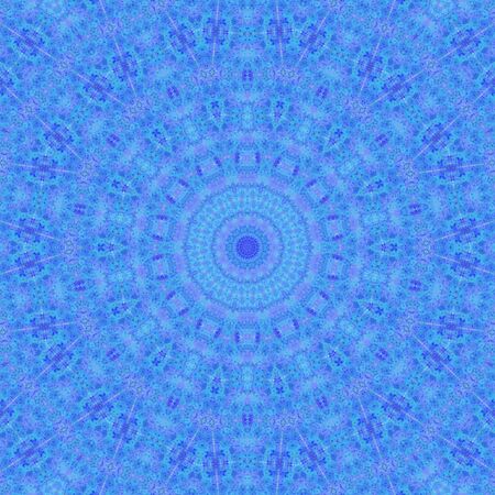 Abstract Colorful Painted Kaleidoscopic Graphic Background. Futuristic Psychedelic Hypnotic Backdrop Pattern With Texture. Folk Ethnic Floral Ornamental Mandala. Vintage Decorative Geometric Mosaicの写真素材