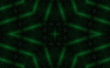 Abstract Colorful Painted Kaleidoscopic Graphic Background. Futuristic Psychedelic Hypnotic Backdrop Pattern With Texture. Folk Ethnic Floral Ornamental Mandala. Vintage Decorative Geometric Mosaicの写真素材