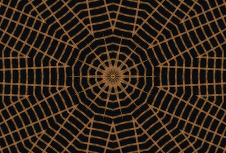 Abstract Colorful Painted Kaleidoscopic Graphic Background. Futuristic Psychedelic Hypnotic Backdrop Pattern With Texture. Folk Ethnic Floral Ornamental Mandala. Vintage Decorative Geometric Mosaicの写真素材