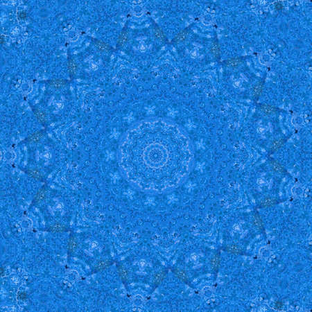 Abstract Colorful Painted Kaleidoscopic Graphic Background. Futuristic Psychedelic Hypnotic Backdrop Pattern With Texture. Folk Ethnic Floral Ornamental Mandala. Vintage Decorative Geometric Mosaicの写真素材