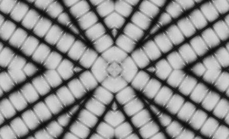 Abstract Colorful Painted Kaleidoscopic Graphic Background. Futuristic Psychedelic Hypnotic Backdrop Pattern With Texture. Folk Ethnic Floral Ornamental Mandala. Vintage Decorative Geometric Mosaicの写真素材