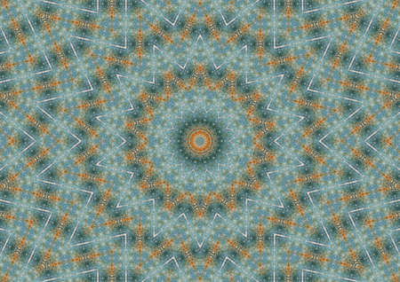 Abstract Colorful Painted Kaleidoscopic Graphic Background. Futuristic Psychedelic Hypnotic Backdrop...