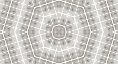 Abstract Colorful Painted Kaleidoscopic Graphic Background. Futuristic Psychedelic Hypnotic Backdrop Pattern With Texture. Folk Ethnic Floral Ornamental Mandala. Vintage Decorative Geometric Mosaicの写真素材