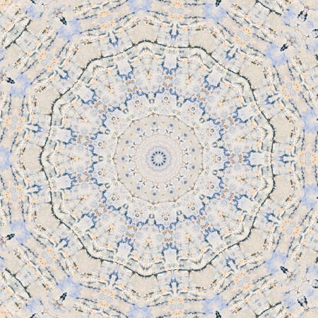 Abstract Colorful Painted Kaleidoscopic Graphic Background. Futuristic Psychedelic Hypnotic Backdrop...